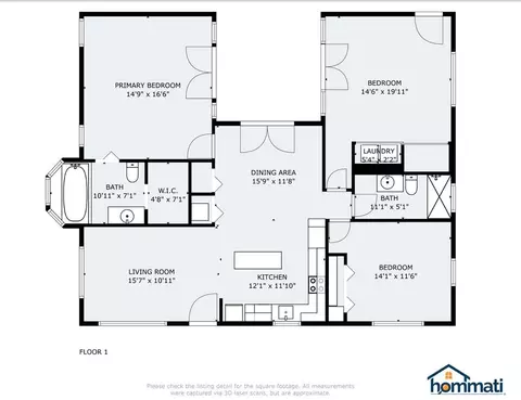 Floorplan - 107 Infield Dr, Carrabelle, FL 32322 photo 1 of 1