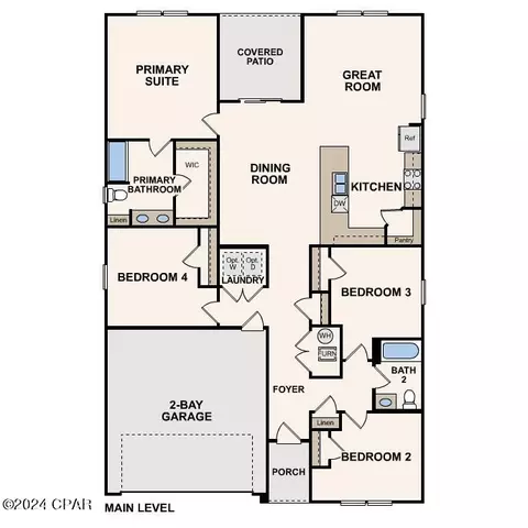 Floorplan - 8010 Grebe St, Youngstown, FL 32466 photo 1 of 1