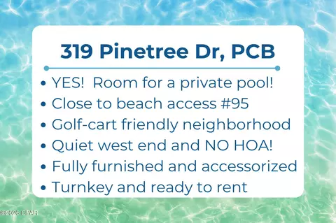 319 Pinetree Dr, Panama City Beach, FL 32413