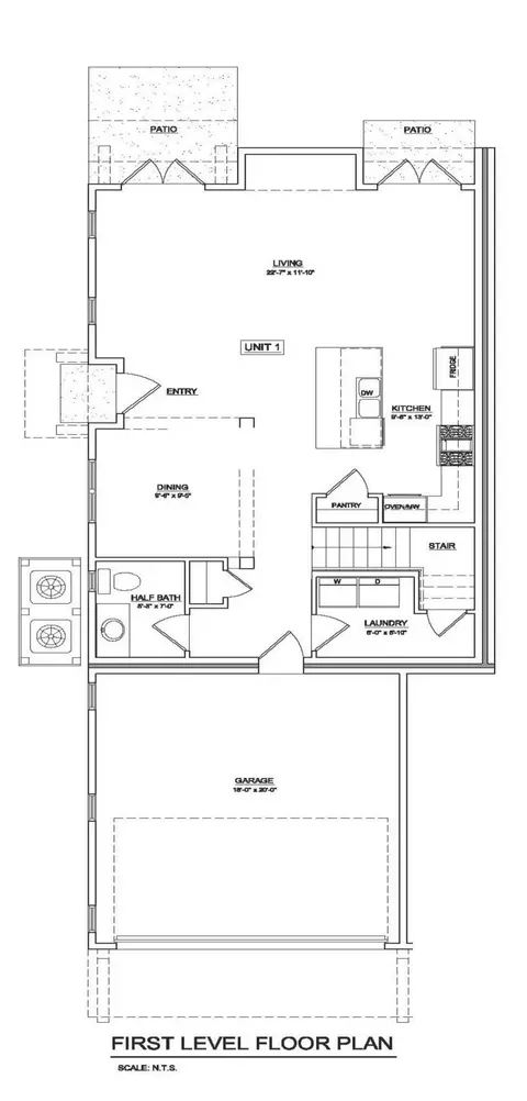 Floorplan - 40 E Milestone Dr #A, Inlet Beach, FL 32461 photo 1 of 2