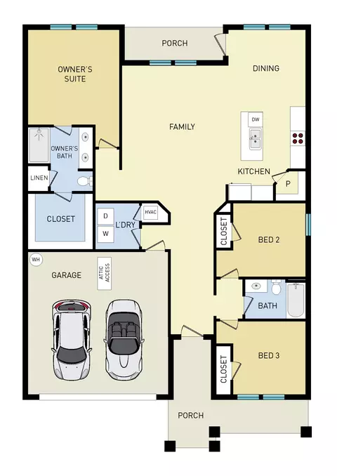 Floorplan - 4006 Bear Creek Rd, Crestview, FL 32539 photo 1 of 1