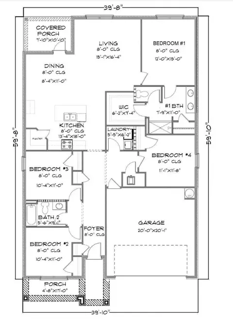 Floorplan - 5463 Jenee Ct, Crestview, FL 32539 photo 1 of 1