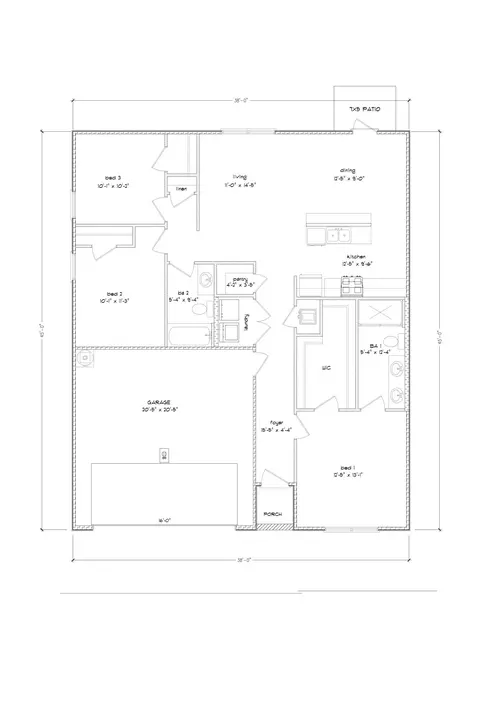 Floorplan - 216 Dockside Rd, Freeport, FL 32439 photo 1 of 1