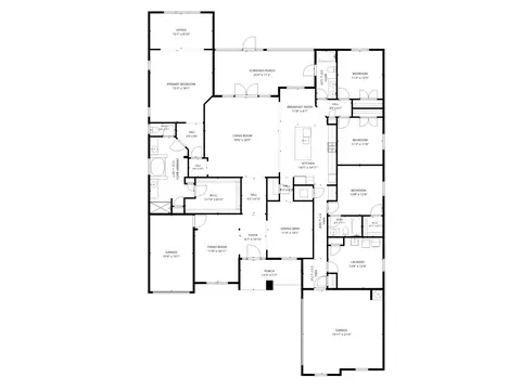 Floorplan - 370 Mango Ln, Freeport, FL 32439 photo 1 of 1