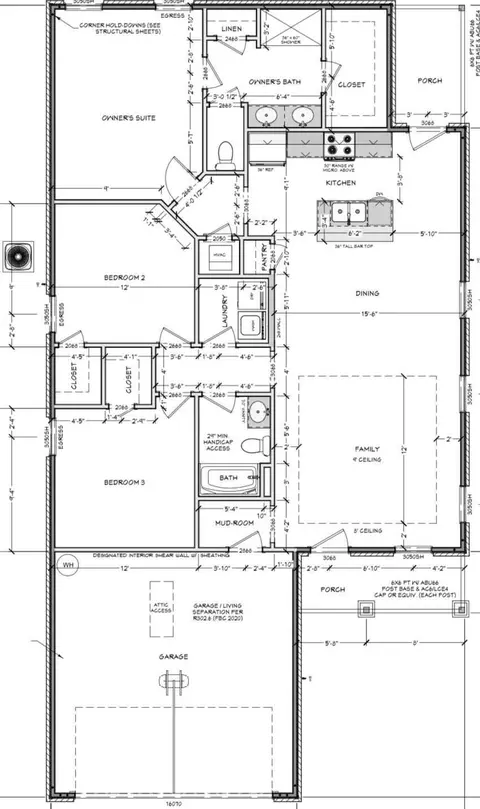 Floorplan - 3168 Maple St, Crestview, FL 32539 photo 1 of 1