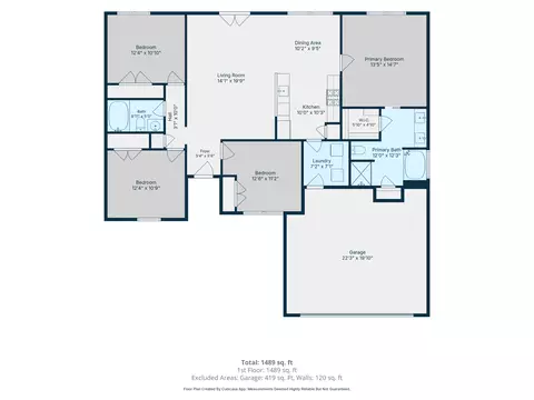 Floorplan - 5463 Monterrey Rd, Crestview, FL 32539 photo 1 of 2