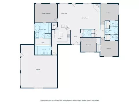 Floorplan - 5870 Oakcrest Dr, Crestview, FL 32539 photo 1 of 1