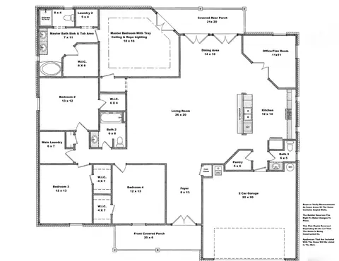 Floorplan - 2668 Brodie Ln, Crestview, FL 32536 photo 1 of 2
