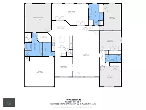 Floorplan - 656 Territory Ln, Crestview, FL 32536 photo 1 of 1