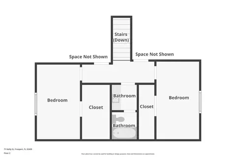 Floorplan - 71 Nelly St, Freeport, FL 32439 photo 1 of 3