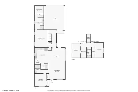 Floorplan - 71 Nelly St, Freeport, FL 32439 photo 3 of 3