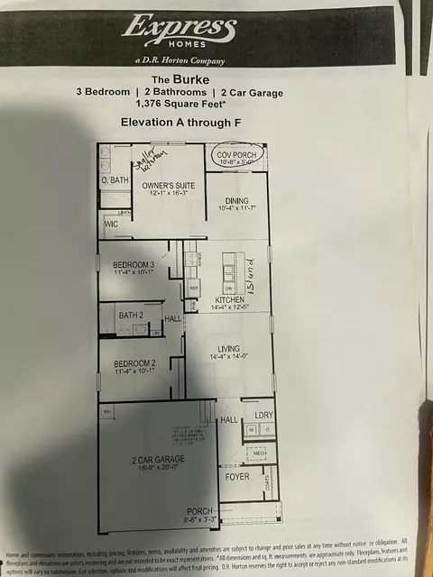 Floorplan - 663 Earl Godwin Rd, Freeport, FL 32439 photo 1 of 1