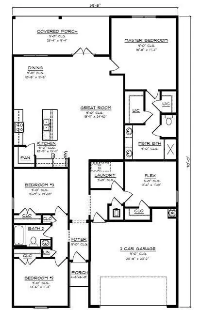 Floorplan - 371 Lightning Bug Ln, Freeport, FL 32439 photo 1 of 1