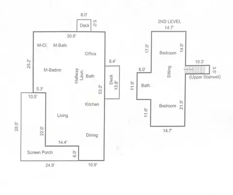 Floorplan - 599 Third Ave, Destin, FL 32541 photo 2 of 2