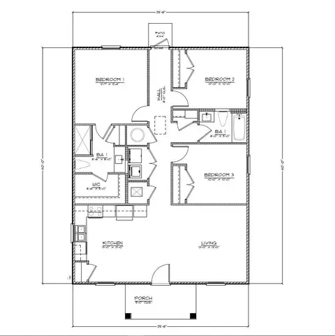 Floorplan - 4366 Damselfly Dr, Milton, FL 32583 photo 1 of 1