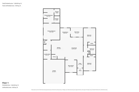 Floorplan - 395 Constellation Ave, Freeport, FL 32439 photo 1 of 2