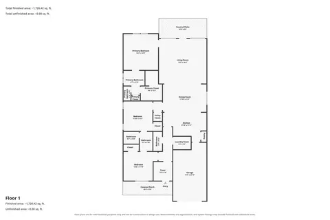 Floorplan - 236 N Marsh Lndg, Freeport, FL 32439 photo 1 of 1