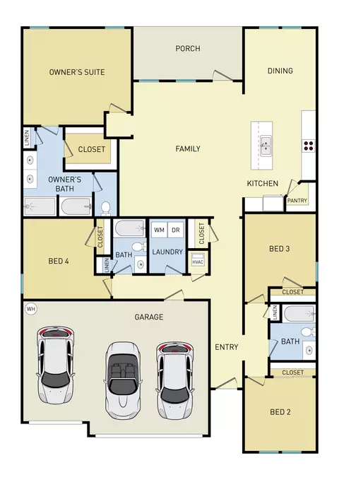 Floorplan - 6124 Mildreds Way, Crestview, FL 32539 photo 1 of 1