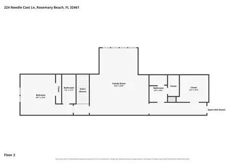Floorplan - 224 Needle Cast Ln, Watersound, FL 32461 photo 6 of 6