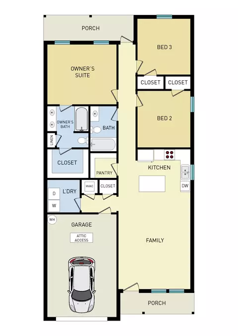 Floorplan - 2942 Mccarty Ave, Crestview, FL 32539 photo 1 of 1