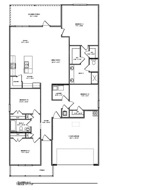 Floorplan - 174 Eagle Owl Dr, Freeport, FL 32439 photo 1 of 1