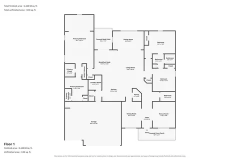 Floorplan - 94 S Bentgrass Rd, Freeport, FL 32439 photo 2 of 2