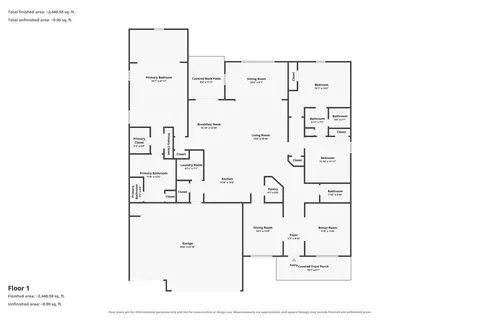 Floorplan - 94 S Bentgrass Rd, Freeport, FL 32439 photo 1 of 2