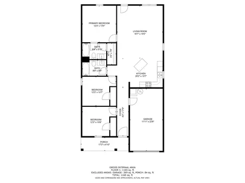 Floorplan - 5432 Bayleaf Dr, Crestview, FL 32539 photo 1 of 2