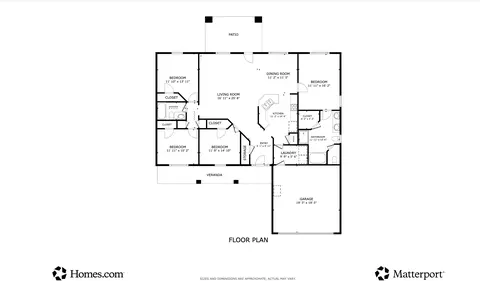 Floorplan - 5768 Marigold Loop, Crestview, FL 32539 photo 1 of 1