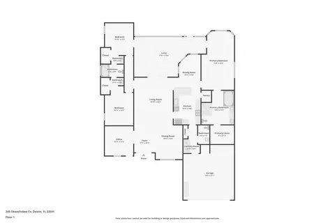 Floorplan - 245 Okeechobee Cv, Destin, FL 32541 photo 2 of 2