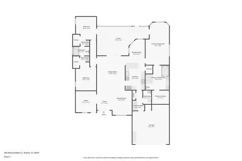 Floorplan - 245 Okeechobee Cv, Destin, FL 32541 photo 1 of 2