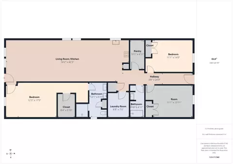 Floorplan - 4606 Range Rd, Niceville, FL 32578 photo 1 of 2