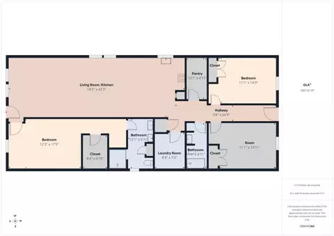 Floorplan - 4606 Range Rd, Niceville, FL 32578 photo 2 of 2