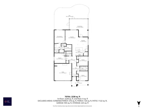 Floorplan - 7515 Saddlebrook Ave, Pace, FL 32571 photo 1 of 3