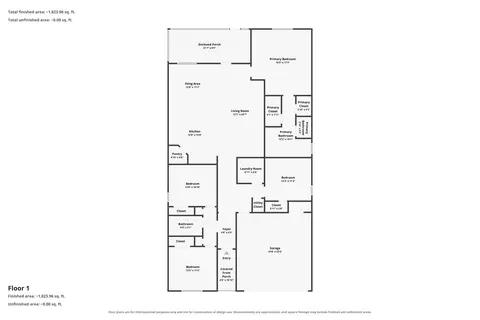 Floorplan - 60 Dusky Way, Freeport, FL 32439 photo 1 of 1