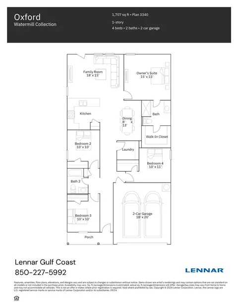 Floorplan - 5006 Myrtle Loop #HS 29, Crestview, FL 32539 photo 1 of 1