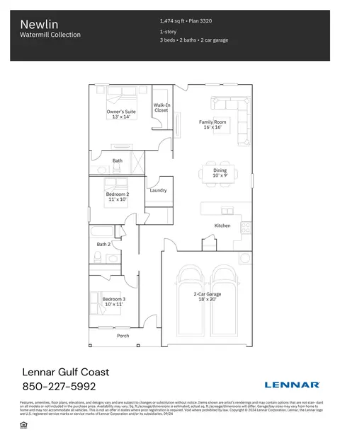 Floorplan - 5024 Myrtle Loop #HS 30, Crestview, FL 32539 photo 1 of 1
