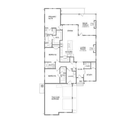 Floorplan - 148 E Seabrook Way #LOT 29, Watersound, FL 32461 photo 1 of 1