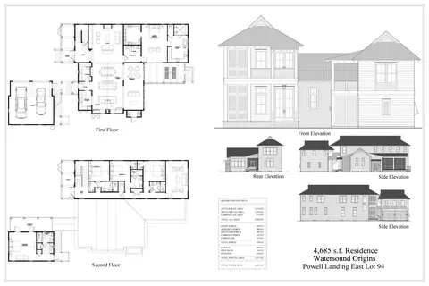 Floorplan - 305 Pollard Cv E #LOT 94, Watersound, FL 32461 photo 1 of 1
