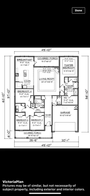 Floorplan - 56 Secluded Cir, Freeport, FL 32439 photo 1 of 1