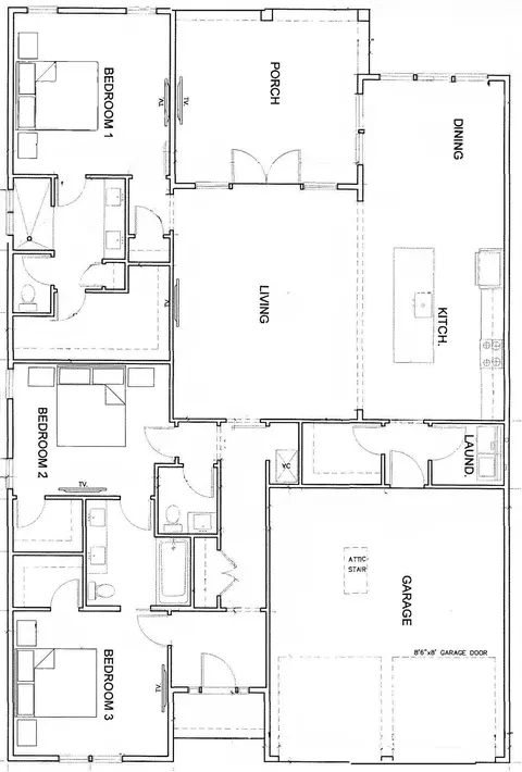 Floorplan - 1009 Suwannee Dr #LOT 2, Watersound, FL 32461 photo 2 of 2
