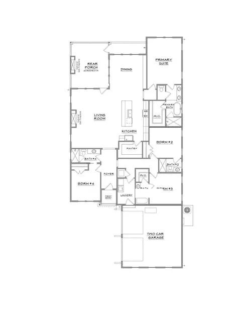 Floorplan - tbd Pollard Cv W #LOT 27, Watersound, FL 32461 photo 1 of 1