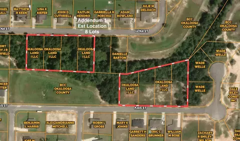 8 Lots Lena Kais St, Baker, FL 32531