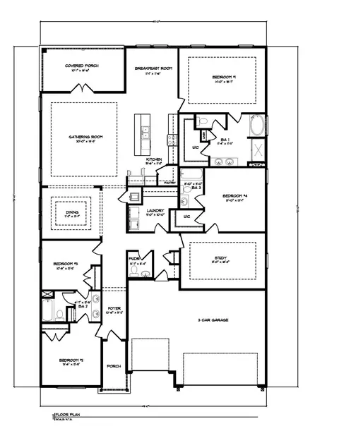 Floorplan - 5567 Briset St, Milton, FL 32583 photo 1 of 1