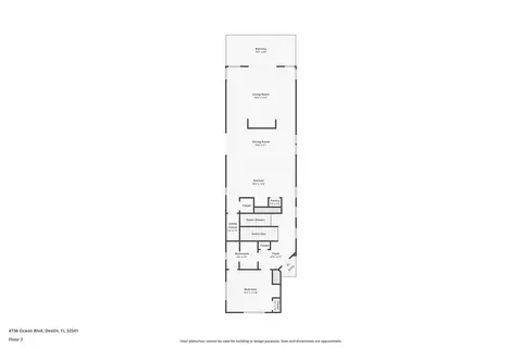 Floorplan - 4736 Ocean Blvd, Destin, FL 32541 photo 2 of 3