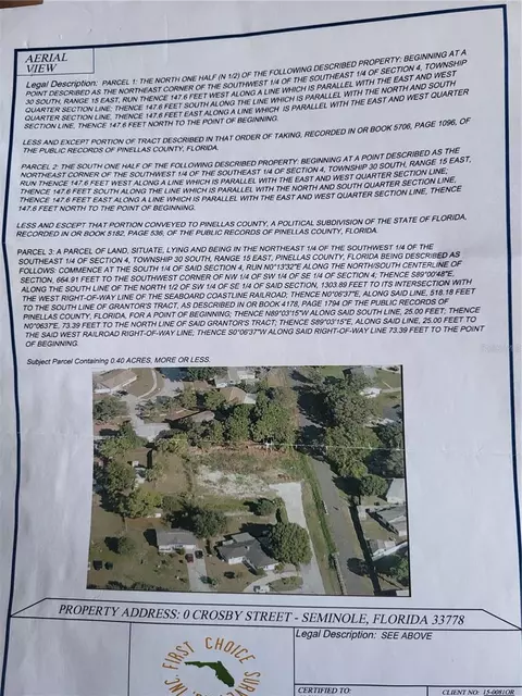 N/a Crosby Street, Seminole, FL 33778