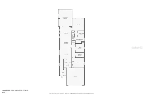 Floorplan - 9434 Ballaster Pointe Loop, Parrish, FL 34219 photo 1 of 1
