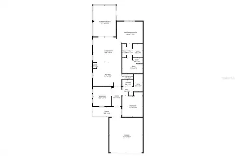 Floorplan - 14530 Barefoot Ln, Parrish, FL 34219 photo 1 of 1
