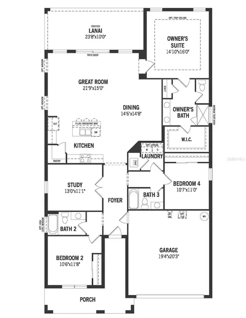 Floorplan - 5311 124th Ave E, Parrish, FL 34219 photo 1 of 1