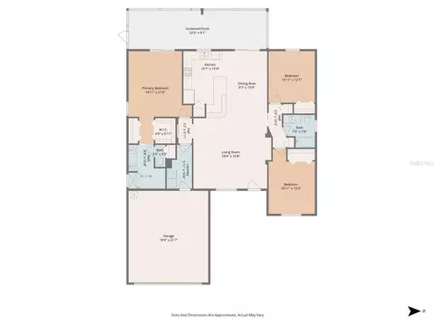 Floorplan - 12807 24th Street Cir E, Parrish, FL 34219 photo 1 of 1